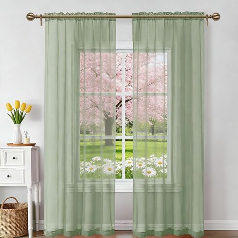 Brass Curtain Rods for Windows 18 to 144 inch, 1 Inch Adjustable Curtain Rod, Heavy Duty Window Curtains Rod for Bedroom Living Room, Modern Decorative Drapery Rods Orb Finials in Saudi Arabia