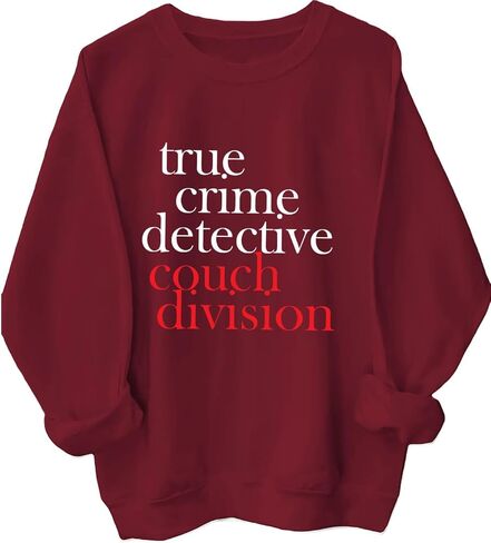 True Crime Detective Couch Division Sweatshirt Crime Documentary & Podcast Fan Hoodie for Women Men in Saudi Arabia