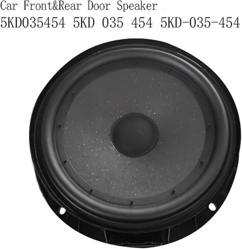 مكبر صوت محمول 5KD035454 للباب الأمامي والخلفي للسيارة متوافق مع VW Golf 6 MK5 MK6 Jetta Subwoofers 5KD 035 454 5KD-035-454 in Kuwait