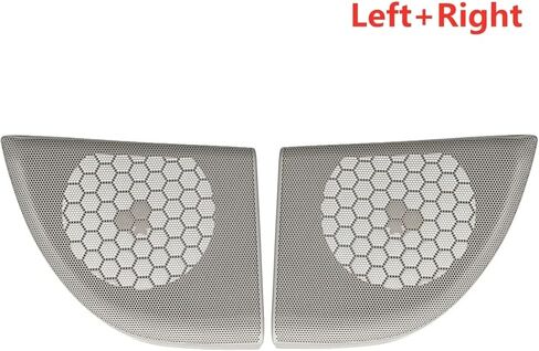 Pair Car Front Door Speaker Cover Trim Speaker Grille A20372703889051 Compatible with Mercedes-Benz W203 CLC-Class Coupe 2 Door in Kuwait