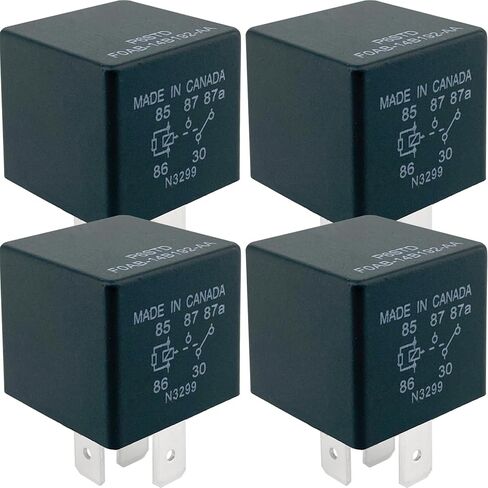 4-Pack P6SDT FOAB-14B192-AA 12V 40A 5-Pin SPDT Relay - for Select Ford Models, OEM Replacement for F0AB-14B192-AA in Saudi Arabia