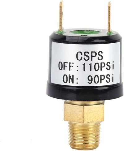 Heavy Duty Air Compressor Pressure Control Switch Valve 90 110 PSI Auto Power On Off Pressure Switch for Automobile Suspension Tractor Air Pump Compressor in Saudi Arabia