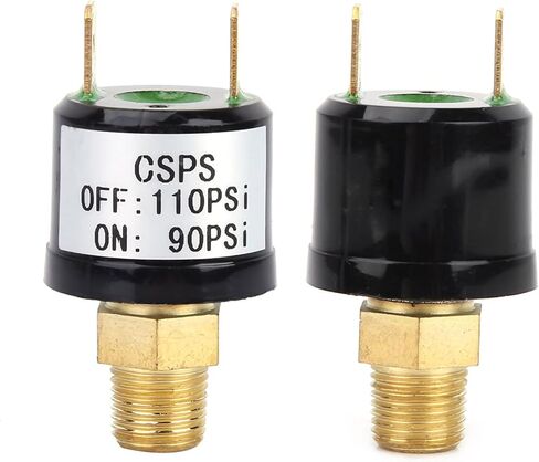 Heavy Duty Air Compressor Pressure Control Switch Valve 90 110 PSI Auto Power On Off Pressure Switch for Automobile Suspension Tractor Air Pump Compressor in Saudi Arabia