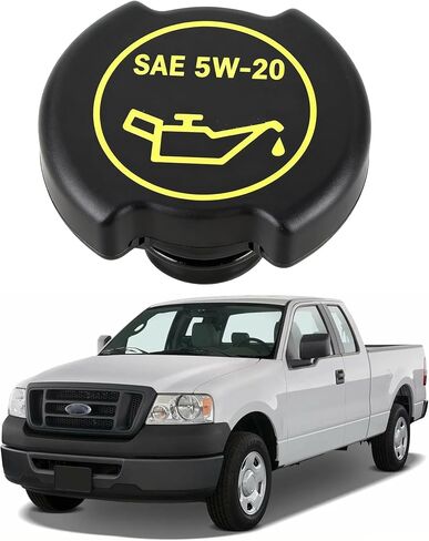 غطاء تعبئة الزيت F3AZ-6766-B لسيارة Ford Excursion Crown Victoria، لمحرك Super Duty F-150 F-250 F-350 F-450 F-550 5.4L 6.0L 6.8L 7.3L استبدال # F3AZ6766B EC-743 EC743 EC-775 90005 in Kuwait