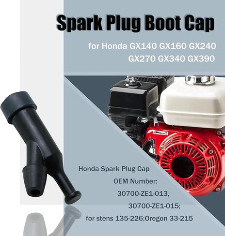غطاء التمهيد GX160 متوافق مع Honda GX340 GX390 GX140 GX240 GX270 المحرك 3000W 3500W 4000W 4500W مولد شرارة التوصيل مناسب لبطل المفترس 212 196cc 420cc 30700-ZE1-013 in Kuwait