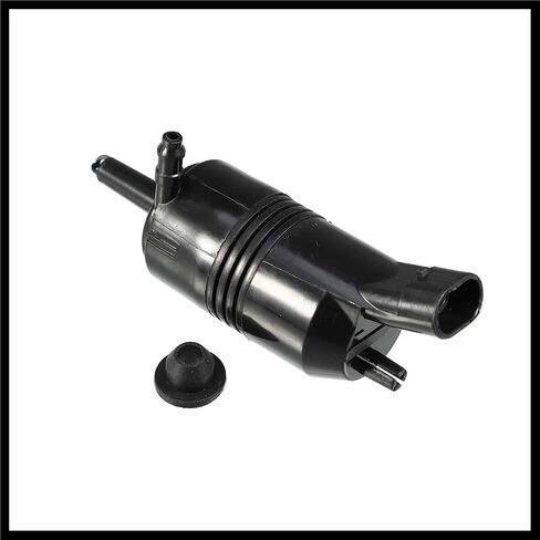 Windshield Washer Motor Pump with Grommet for Buick Regal - Pack of 1 Black Durable Material in Saudi Arabia