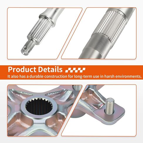 Rear Axle Shaft & Wheel Hubs Kit For Yamaha Banshee 350 YFZ350 1987 1991-2006 38W-25381-10-00 1PE-F53K0-00-00 in Saudi Arabia
