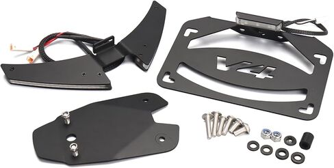 حامل لوحة ترخيص الدراجة النارية مع إشارات الانعطاف المتوافقة مع DUCATI Panigale V2 V4 2025 Streetfighte V4 V2 2025 Tail Tidy Fender Eliminator Kit دعامة لوحة ترخيص الدراجة النارية (Panigale.V4) in Kuwait