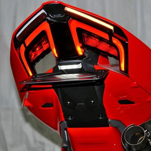 حامل لوحة ترخيص الدراجة النارية مع إشارات الانعطاف المتوافقة مع DUCATI Panigale V2 V4 2025 Streetfighte V4 V2 2025 Tail Tidy Fender Eliminator Kit دعامة لوحة ترخيص الدراجة النارية (Panigale.V4) in Kuwait