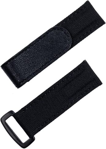 Nylon Fabric Leather 20mm Colorful Watchband for Rolex Strap Daytona Submariner GMT Yacht-Master Bracelet Watch Band (Color : Black blk Buckle, Size : 20mm) in Saudi Arabia
