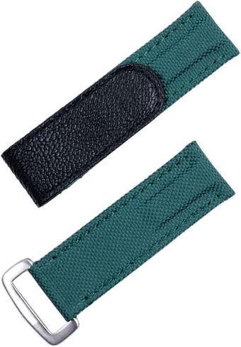 Nylon Fabric Leather 20mm Colorful Watchband for Rolex Strap Daytona Submariner GMT Yacht-Master Bracelet Watch Band (Color : Black blk Buckle, Size : 20mm) in Saudi Arabia