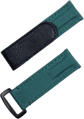 Nylon Fabric Leather 20mm Colorful Watchband for Rolex Strap Daytona Submariner GMT Yacht-Master Bracelet Watch Band (Color : Black blk Buckle, Size : 20mm) in Saudi Arabia