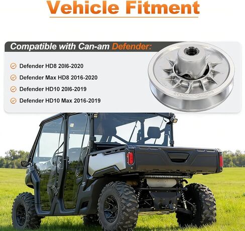 420686523 القابض الثانوي، القابض الثانوي متوافق مع Can-Am Defender HD8 2016-2020، HD10 2016-2019، Max HD8/HD10 2017-2020، HD10 Max 2016-2019 in Kuwait