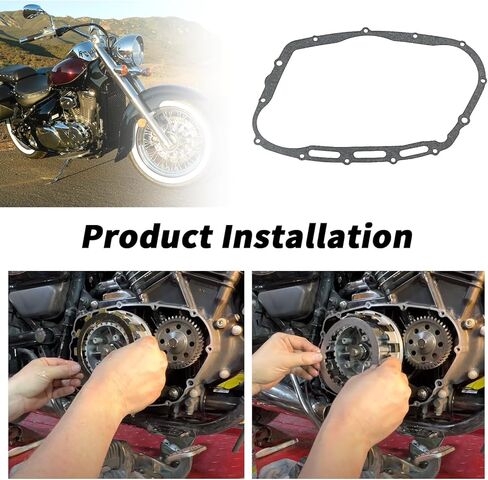Clutch Kit & Friction Steel Plates with Cover Gasket for Suzuki Boulevard C50/C50T/C50C/C50B C90/C90B/C90T M109R/M109R2/M109RZ M50/M90/M95 Intruder Volusia 800 VL800 VL800Z VL Limited in Saudi Arabia