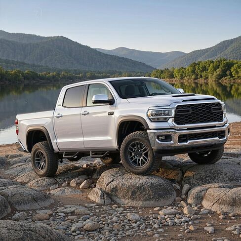 AUTOSAVER88 Drop Step Running Boards Compatible with 2024-2026 Tacoma Double Cab&Crew Ca Textured Black Side Steps Nerf Bars in Saudi Arabia