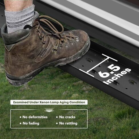 YHTAUTO 6.5" Running Boards Side Step Bars Fit Ram ProMaster 1500 2500 3500 2014-2026, Full Size Van, 118" Wheelbase, Steel Black Powder, Side Steps Rails Rocker Panel Off-Road Exterior Accessories in Saudi Arabia