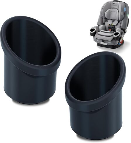 2-Pack Replacement Cup Holder for Graco 4Ever DLX Car Seats – Dishwasher Safe Single Cup Holder, Car Seat Replacement Parts for Graco in Kuwait