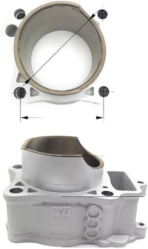 Cylinder Block Bore 76.8mm 12100-KRN-A40 Compatible With CRF250R 2010-2017 Off-road Pit Dirt Bikes in Kuwait