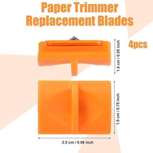 4pcs 157400-1001 Paper Trimmer Blades, Paper Cutter Replacement Blades Compatible with TripleTrack High Profile 12" Portable Trimmer Style I 1968701005 in Saudi Arabia