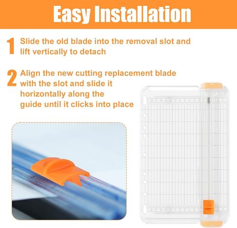 4pcs 157400-1001 Paper Trimmer Blades, Paper Cutter Replacement Blades Compatible with TripleTrack High Profile 12" Portable Trimmer Style I 1968701005 in Saudi Arabia