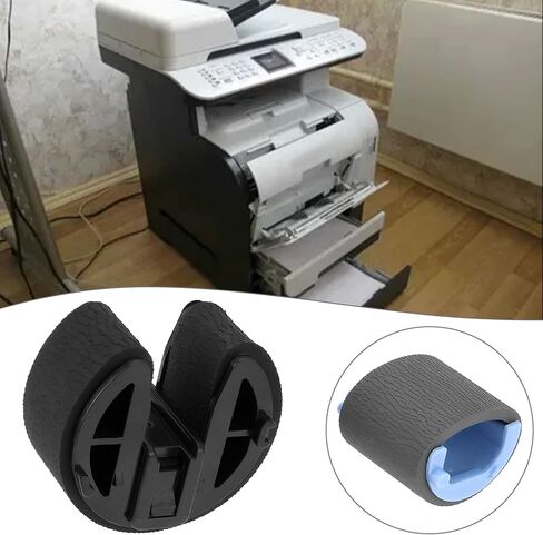 1 Set of Paper Pickup Roller Feed Roller Assembly Compatible with HP CM2320fxi CM2320n CM2320nf CP2025 CP2025dn CP2025n CP2025x in Kuwait