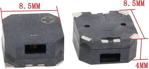 1pcs SMD 8540 Buzzer Acoustic Component 8.5 * 8.5 * 4MM SMD 2700Hz Electromagnetic Passive Buzzer SMD-8540 in Saudi Arabia
