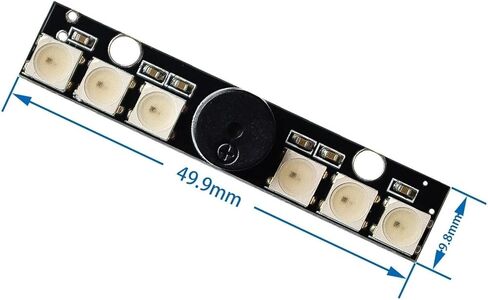 WS2812B LED & 5V Active Buzzer 6*RGB Chips LED Indicator for Flight Control in Saudi Arabia