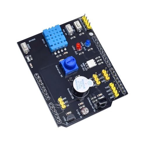 Multifunction Expansion Board LM35 Temperature Humidity LED IR Receiver Buzzer Sensor in Saudi Arabia