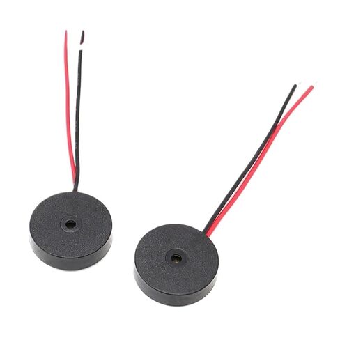 10PCS 1704 4000Hz Passive Buzzer with Wire Piezoelectric Speaker 17MM 17 * 4.0MM 17x4mm 30V Low Power Consumption Electronic DIY in Saudi Arabia