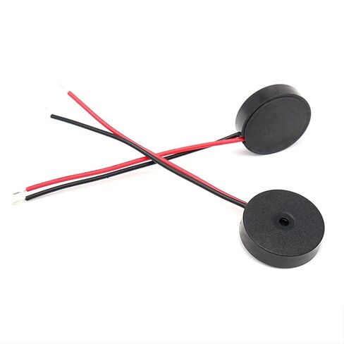 10PCS 1704 4000Hz Passive Buzzer with Wire Piezoelectric Speaker 17MM 17 * 4.0MM 17x4mm 30V Low Power Consumption Electronic DIY in Saudi Arabia