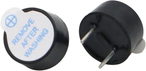 10Pcs/Lot TMB9650 9.6*5mm 5v Active Buzzer Alarm Speaker Plastic Tube Long Continous Beep Tone TMB9650-5V Integrated in Saudi Arabia