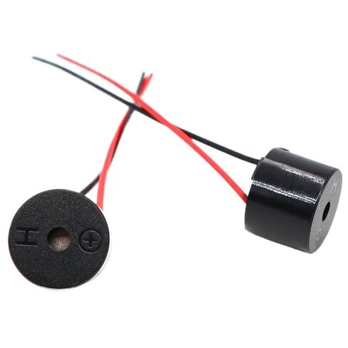 10PCS/lot ,12095 Active Electromagnetic ST Diameter 12mm Height 9.5mm DC 3V 5V 12V Buzzer YMD12095 Type with Wire 60MM(5V) in Saudi Arabia