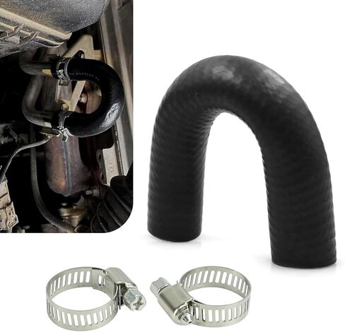 Car Hose with Clamp, Heater Core Crossover Coolant Bypass Hose Kit, Sealing Flexible Replacement OEM# 551699, Compatible with LS1 LSX LS2 LS3 LQ4 LQ9 Engines (Black) in Saudi Arabia