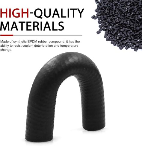 Car Hose with Clamp, Heater Core Crossover Coolant Bypass Hose Kit, Sealing Flexible Replacement OEM# 551699, Compatible with LS1 LSX LS2 LS3 LQ4 LQ9 Engines (Black) in Saudi Arabia