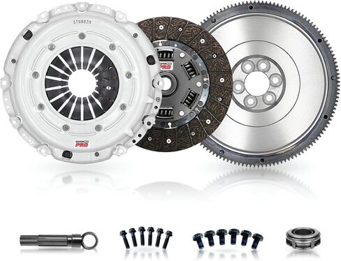 مجموعة القابض الرياضية CMP المرحلة 2 مع دولاب الموازنة تناسب Audi 1998-2003 A3 2000-2006 TT, Volkswagen 1999-2004 Beetle 1998-2005 TDI Jetta 2000-2006 Golf 1.8L 1.9L توربو ديزل 5 سرعات FWD in Saudi Arabia