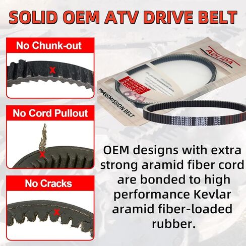 حزام محرك من ألياف الكربون Can-Am 422280360 لـ Can-Am Outlander 570 650 850 Commander 800 1000 Maverick Renegade 850 1000 ATV UTV OEM استبدال 422280364 715000302 715900030 715900212 30C3750، 30G3750 in Kuwait