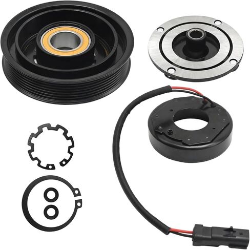 68084834AB A/C AC Compressor Clutch Assembly Kit, Replacement for Chrysler 300, Replacement for Jeep Grand Cherokee, Replacement for Dodge Charger Challenger in Saudi Arabia
