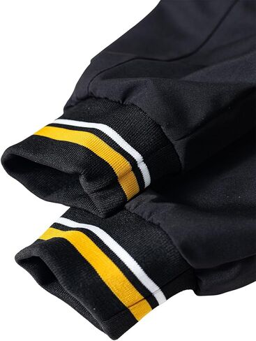 Lightweight Casual Men's Jacket, All-Season Versatile Outerwear for Sports & Outdoor, Trendy Windbreaker Black in Saudi Arabia