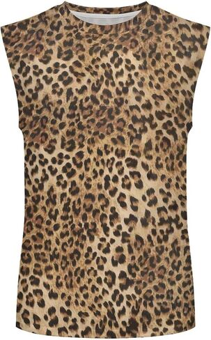 Mens Summer Graphic Workout Tank Tops Gym Sleeveless Muscle Shirt in Saudi Arabia