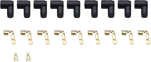 Universal Ceramic Boot Spark Plug Wire Set, 8mm, 90 Degree Ceramic Boot for V8 in Saudi Arabia