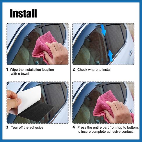 6 Pcs Door Cover Panel Trim Pillar Posts Exterior Door Window Anti Scratch Stickers for Honda Civic Sedan 8th Gen 2006-2011 Black Item Replacement in Saudi Arabia
