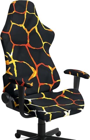 Colorful Paws Gaming Chair Seat Cover Breathable Office Chair Slipcovers with Arm Non Slip Covers for Swivel Gaming Armchair Machine Washable Furniture Protector for Men Women in Saudi Arabia