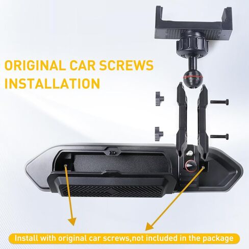 حامل تثبيت هاتف Dash متوافق مع 2018 2019 2020 2021 2022 2023 Jeep Wrangler JL 2/4 Door Gladiator JT، صندوق تخزين وحدة التحكم المركزية، صينية لوحة القيادة، ملحقات جيب مضادة للاهتزاز تدور 360 درجة in Kuwait