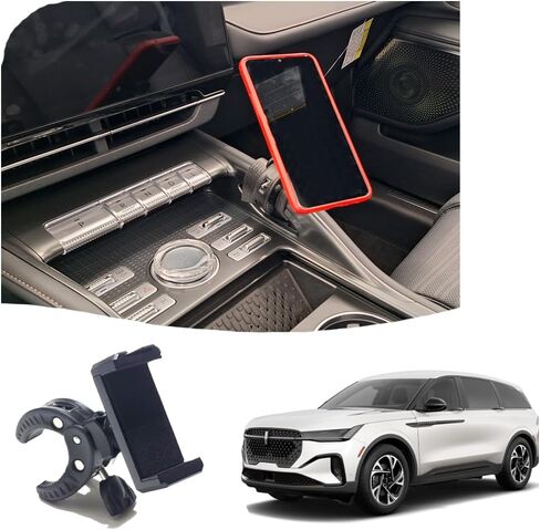 حامل هاتف لينكولن نوتيلوس 2024-2025 | حامل هاتف لوحة القيادة مثبت على وحدة التحكم المركزية (مخزن مغناطيسي آمن) in Kuwait