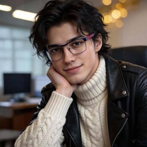Rectangle Blue Light Glasses Hanora in Kuwait