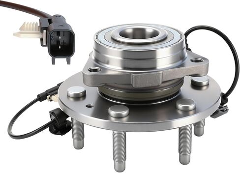 515160 محمل العجلة الأمامية ومجموعة المحور 4WD مناسب لسيارة Chevy Silverado 1500، Suburban، Tahoe 2014-2018 | مناسب لسيارة جي إم سي يوكون XL 2015-2020، سييرا 1500 14-18، مع ABS و6 عروة in Kuwait