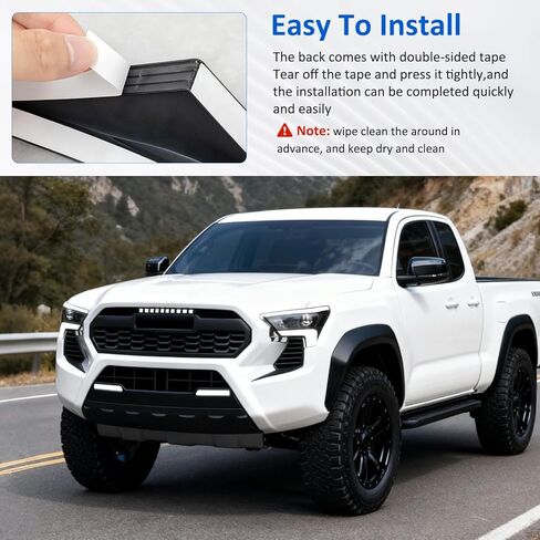 ديكور رقعة الشبكة الأمامية متوافق مع 2024 2025 Toyota Tacoma، يعزز نمط الشاحنة المخصص المناسب للجيل الرابع من ملحقات Tacoma ملصقات الشبكة الأمامية، 2025 Toyota Tacoma Accessories-أسود in Kuwait