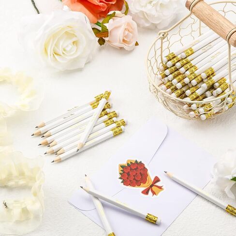 72 Pieces Bridal Shower Game Pencils Wedding Pencils Pre Sharpened Mini Short 4 Inch Game Bridal for Wedding Shower Favors Presents Gifts Golf Classroom School(Novel) in Saudi Arabia