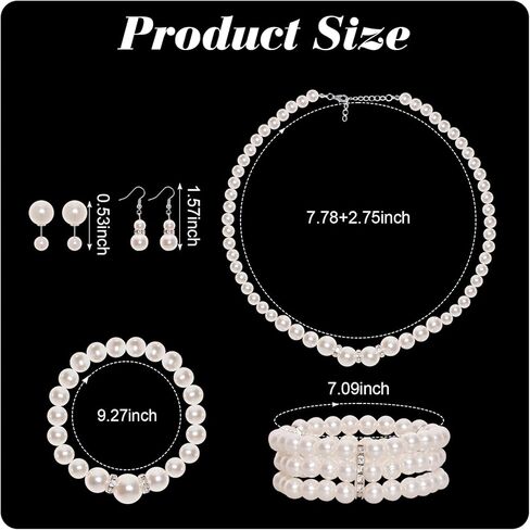 Heliltd Vintage Tea Party Fascinator for Women, Pearl Necklace Bracelet Bangle Earrings Gloves Fascinator Headband for Church in Saudi Arabia