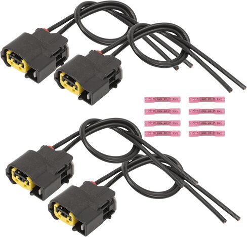 4*Ignition Coil Connector Plug Harness for Elantra Sonata Tucson Accent Forte Koup Optima Rio Soul 1.6L 1.8L 2.0L 2011-2020 PT2910 S2928 in Saudi Arabia